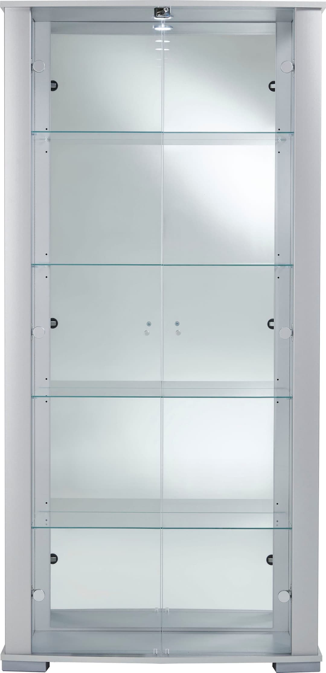 fif möbel Vitrine STELLA | Silber