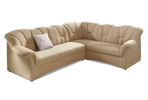 DOMO collection Ecksofa Papenburg | Beige
