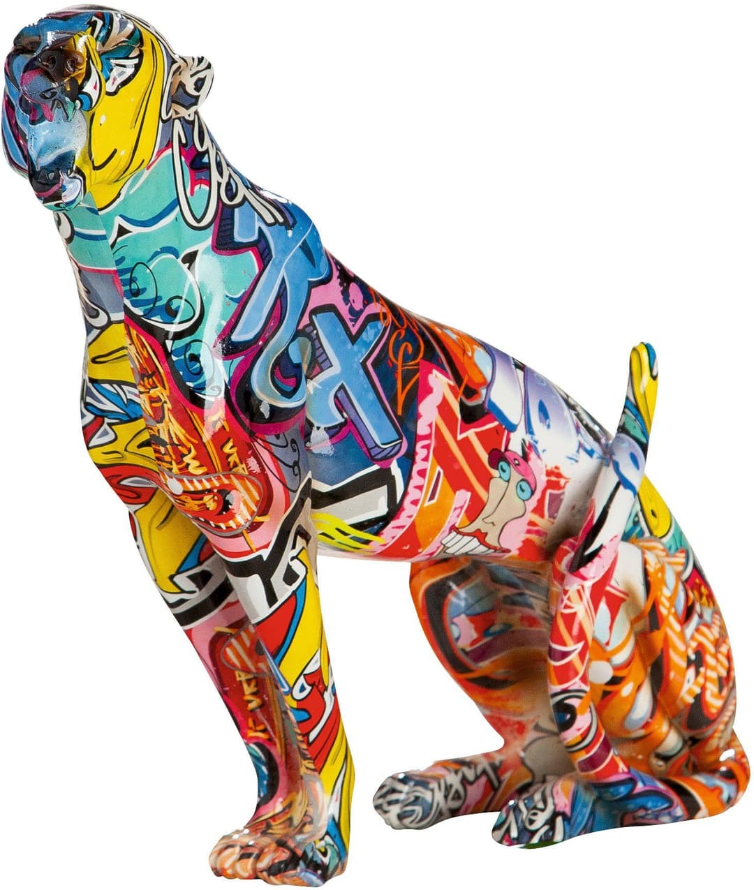 Casablanca by Gilde Tierfigur Gepard Street Art | Mehrfarbig