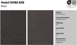 COTTA Boxspringbett Simba | Grau
