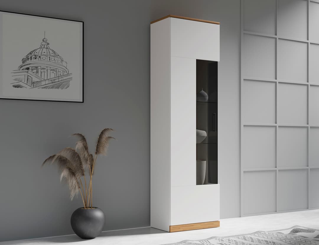 OTTO home Vitrine Ribe | Weiß