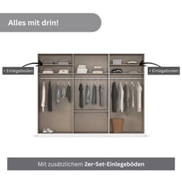 OTTO home Drehtürenschrank Kleiderschrank Schrank Garderobe AGORDO
