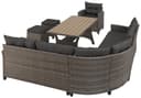 KONIFERA Gartenlounge-Set Keros Premium | Braun 3