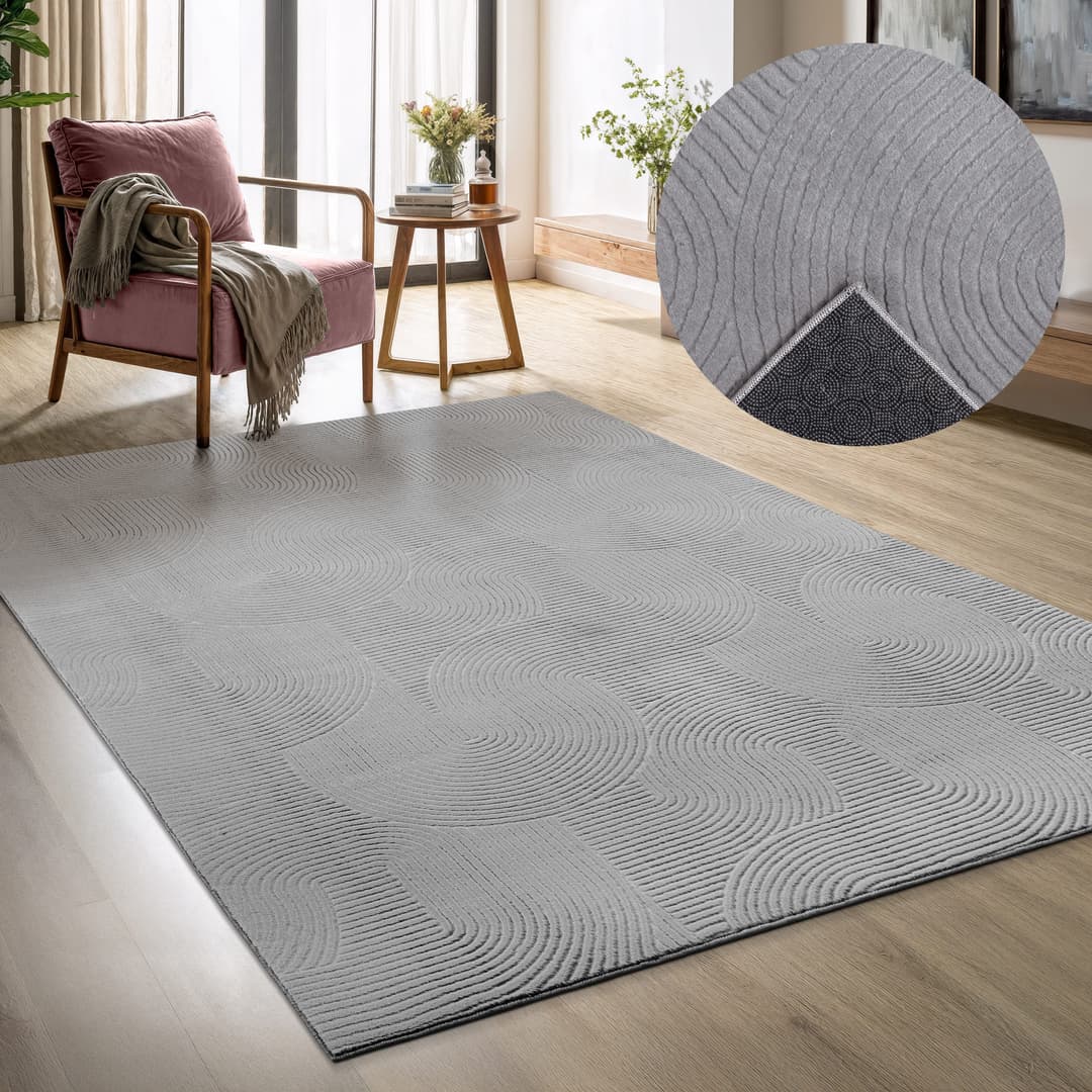 OTTO home Designteppich Zoelle | Grau