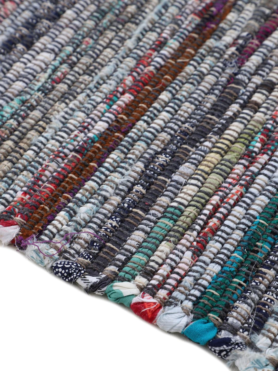 carpetfine Teppich Kelim Chindi | Grau