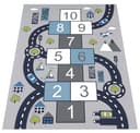 Paco Home Bino 565 Kinderteppich | Grau