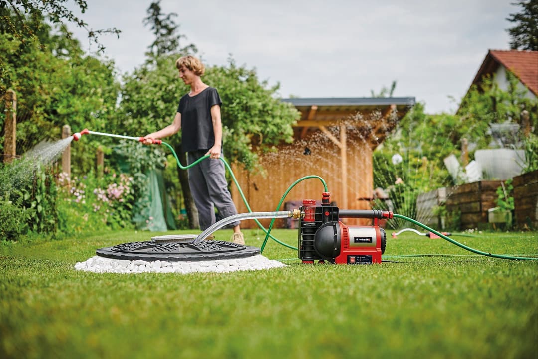 Einhell Gartenpumpe GE-GP 1246 N FS | Rot