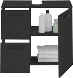 BASIC by Balculina Waschbeckenunterschrank Vanice | Schwarz
