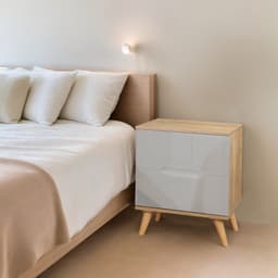 OTTO home Nachtschrank Lund | Grau