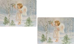 OTTO home Platzset Winterengel | Mehrfarbig