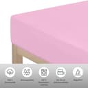 OTTO home Spannbettlaken PHYSALIS Comfort | Rosa 3