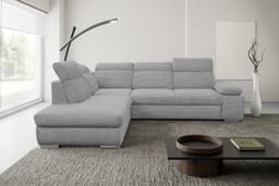 WERK2 Ecksofa Alicante Cord | Grau
