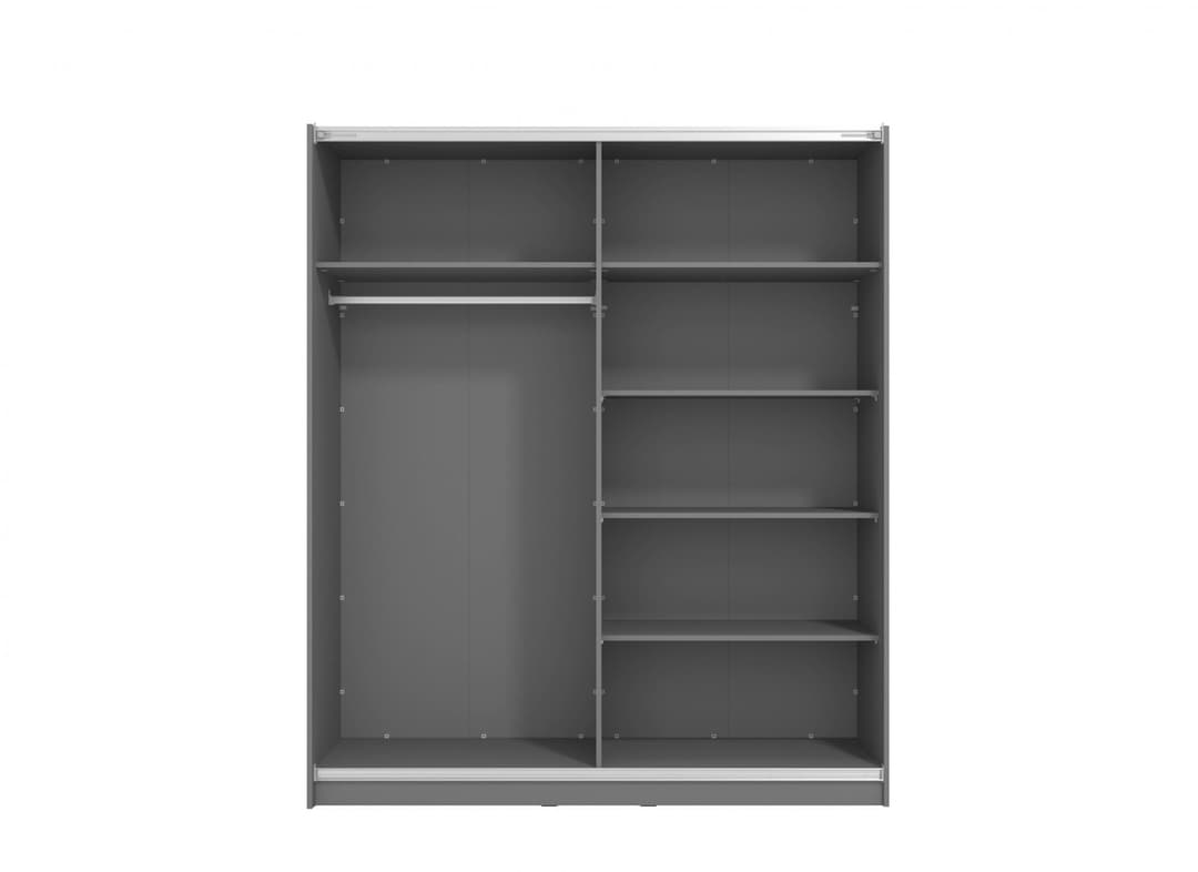 INOSIGN Schwebetürenschrank Sierra | Grau