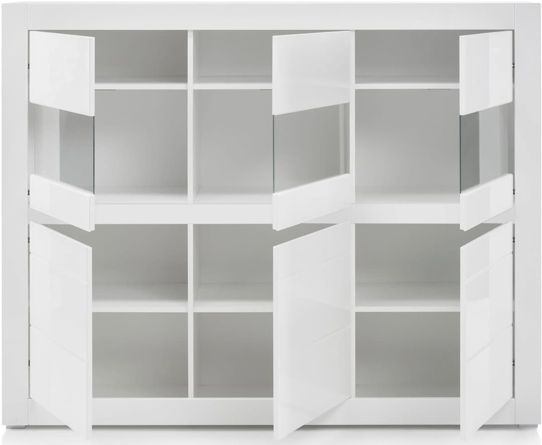 Home affaire Highboard Carat | Weiß
