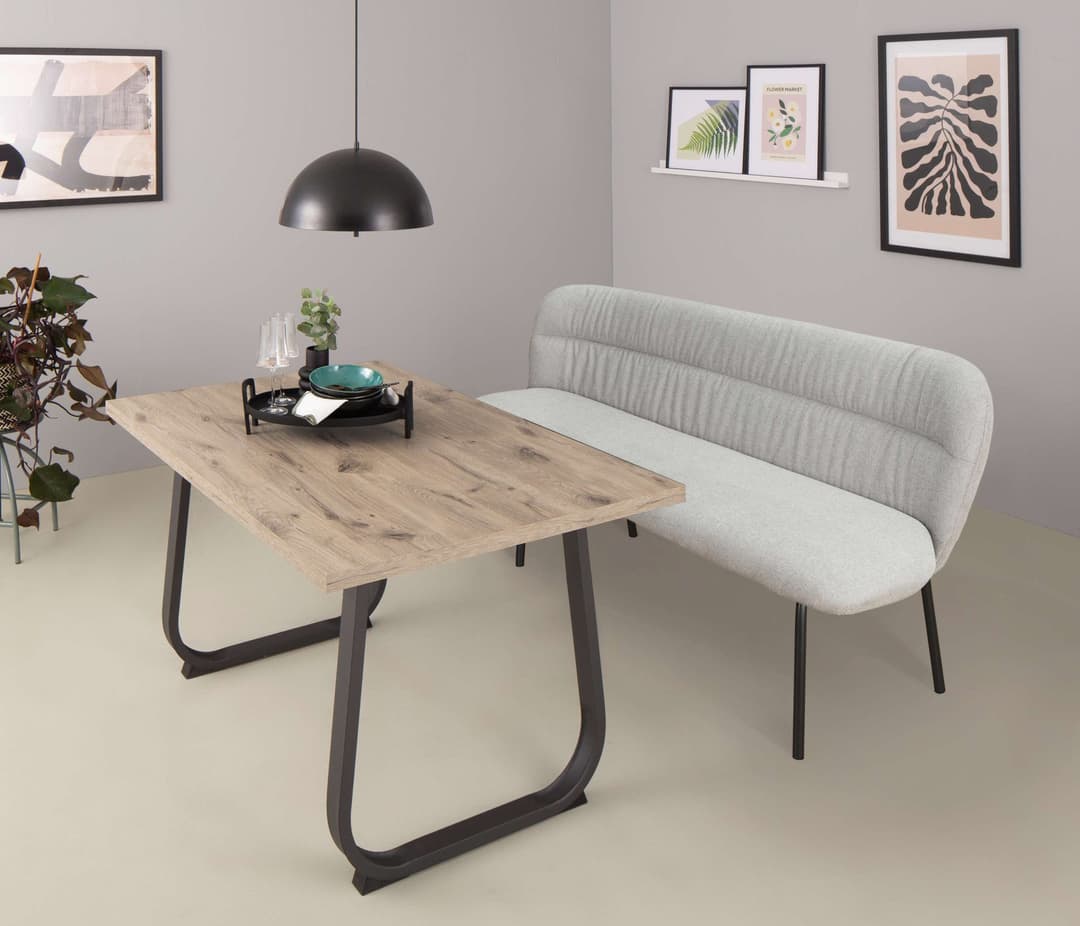 Home affaire Essbank Marsin | Grau