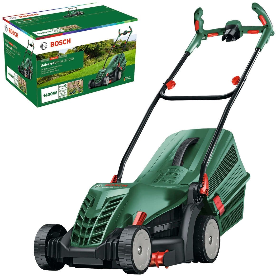 Bosch Home & Garden UniversalRotak 37-550 Elektrorasenmäher | Grün