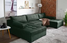 COLLECTION AB Wohnlandschaft Josy U-Form | Grün