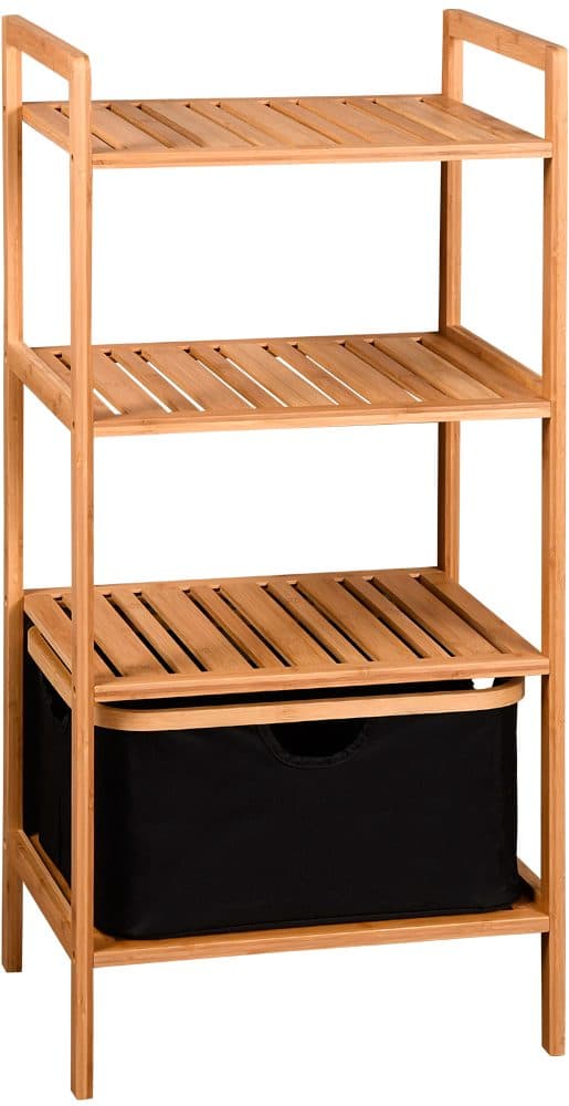 KESPER® Ablageregal Regal mit Korb | Holztöne