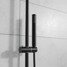 welltime Brausegarnitur Porto | Schwarz