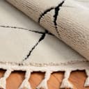 Myflair Möbel & Accessoires Hochflor-Teppich Moroccan Square | Weiß 5