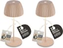 Briloner Leuchten LED Außen-Tischleuchte RIFFLE 7685021 | Beige