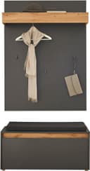 Home affaire Garderoben-Set GIRON/CiTY | Grau