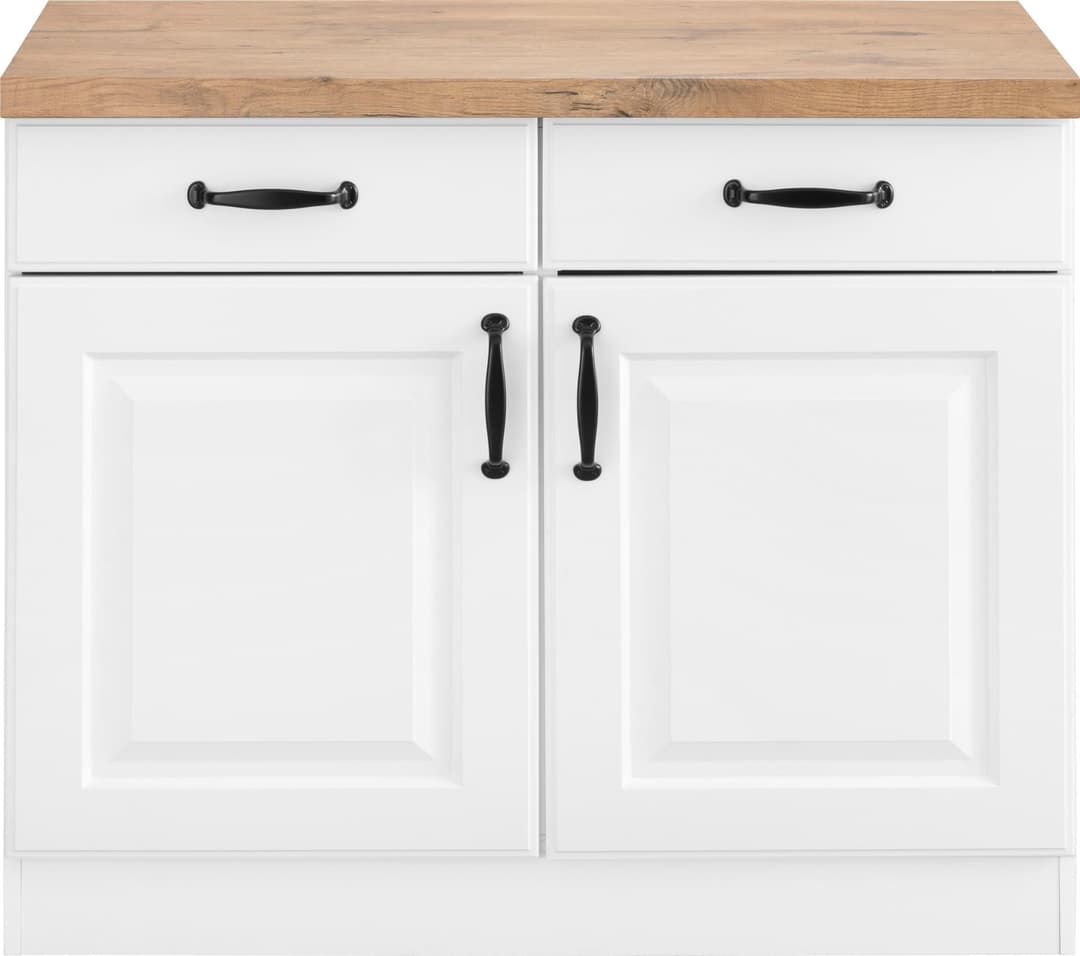 wiho Küchen Unterschrank Erla | Weiß