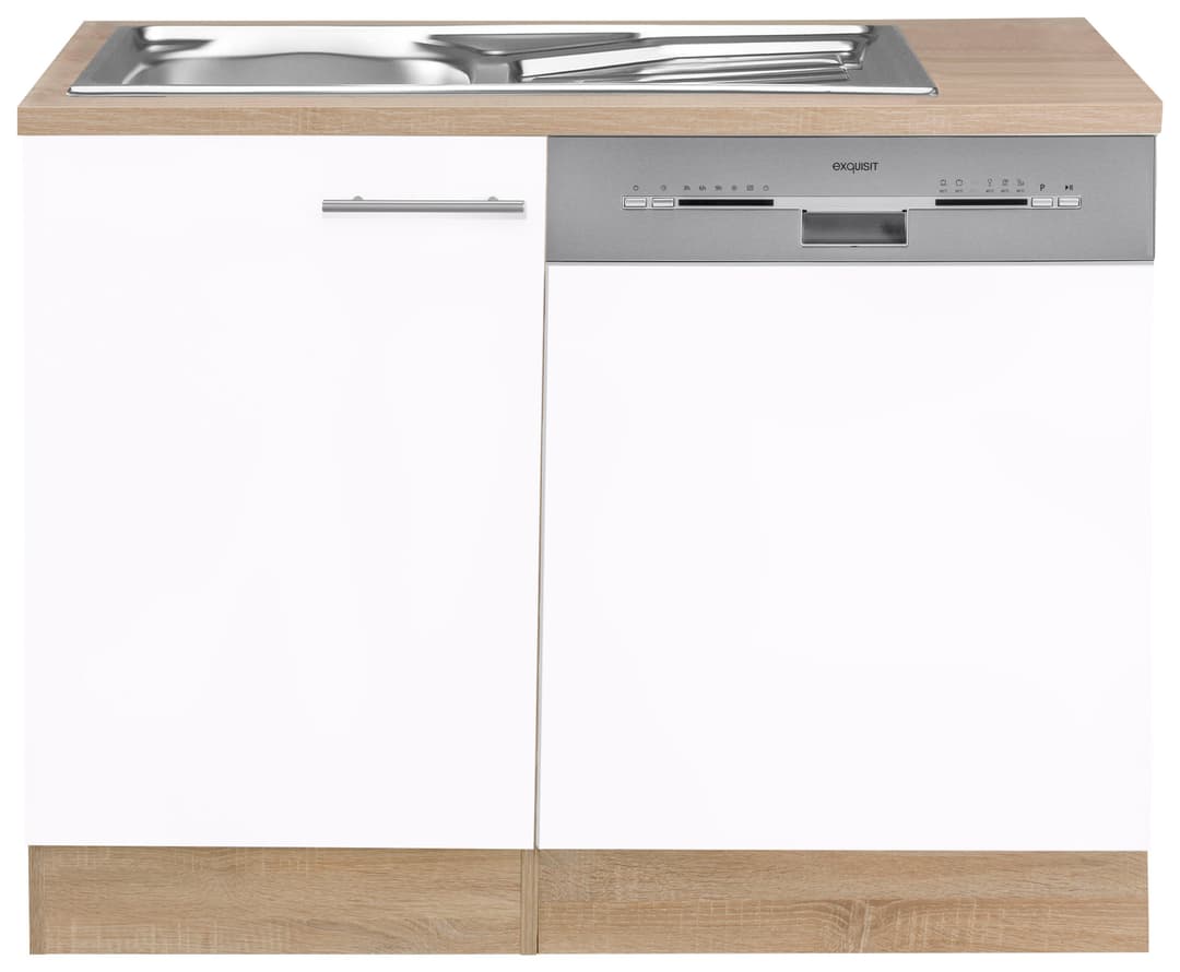 OPTIFIT Spülenschrank Kalmar | Weiß