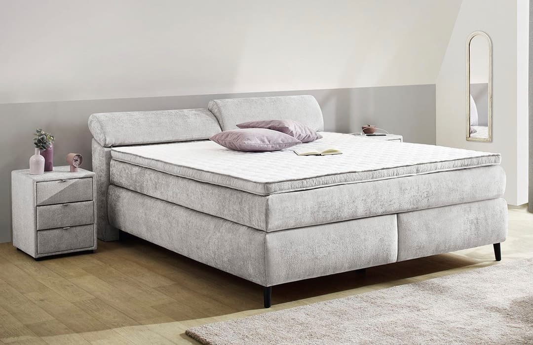 Jockenhöfer Gruppe Boxspringbett Diva | Grau