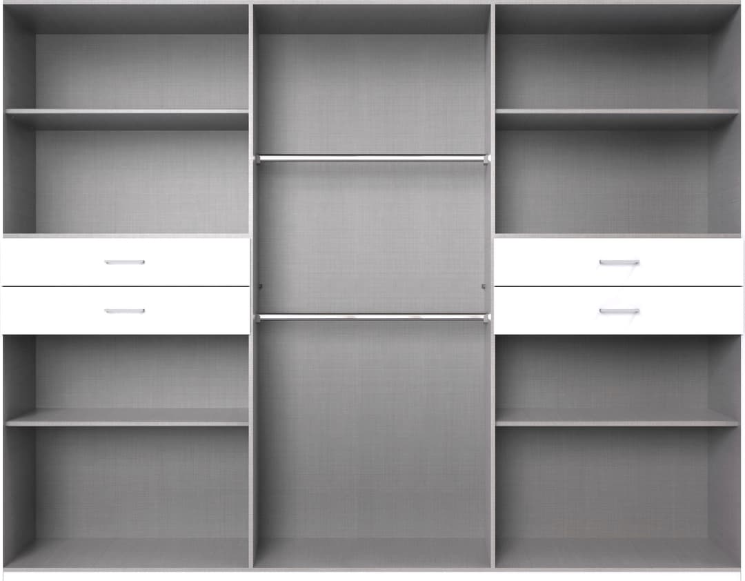 Wimex Kleiderschrank Taiga | Grau