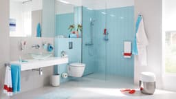tesa KLAAM Toilettenpapierhalter | Silber