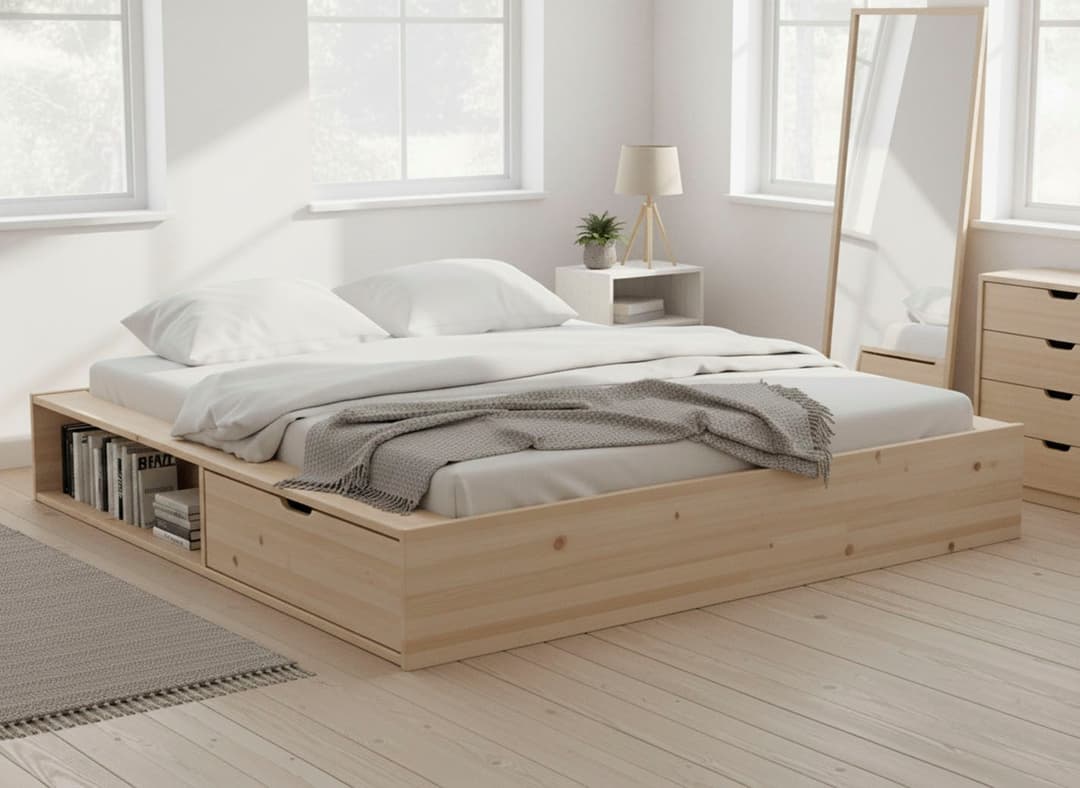 OTTO home Massivholzbett Erno | Holztöne
