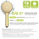 WENKO Handbrause Watersaving | Gold 4
