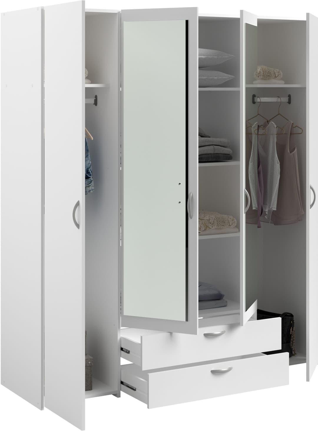 Parisot Kleiderschrank Daily | Weiß