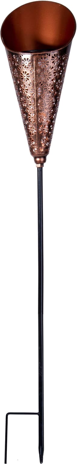 Näve LED Solarleuchte Torch | Kupfer