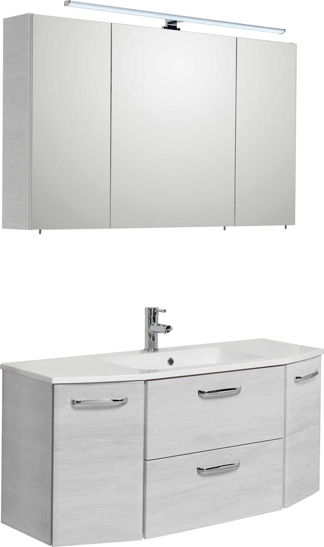 Saphir Quickset 936 Badmöbel-Set | Holztöne