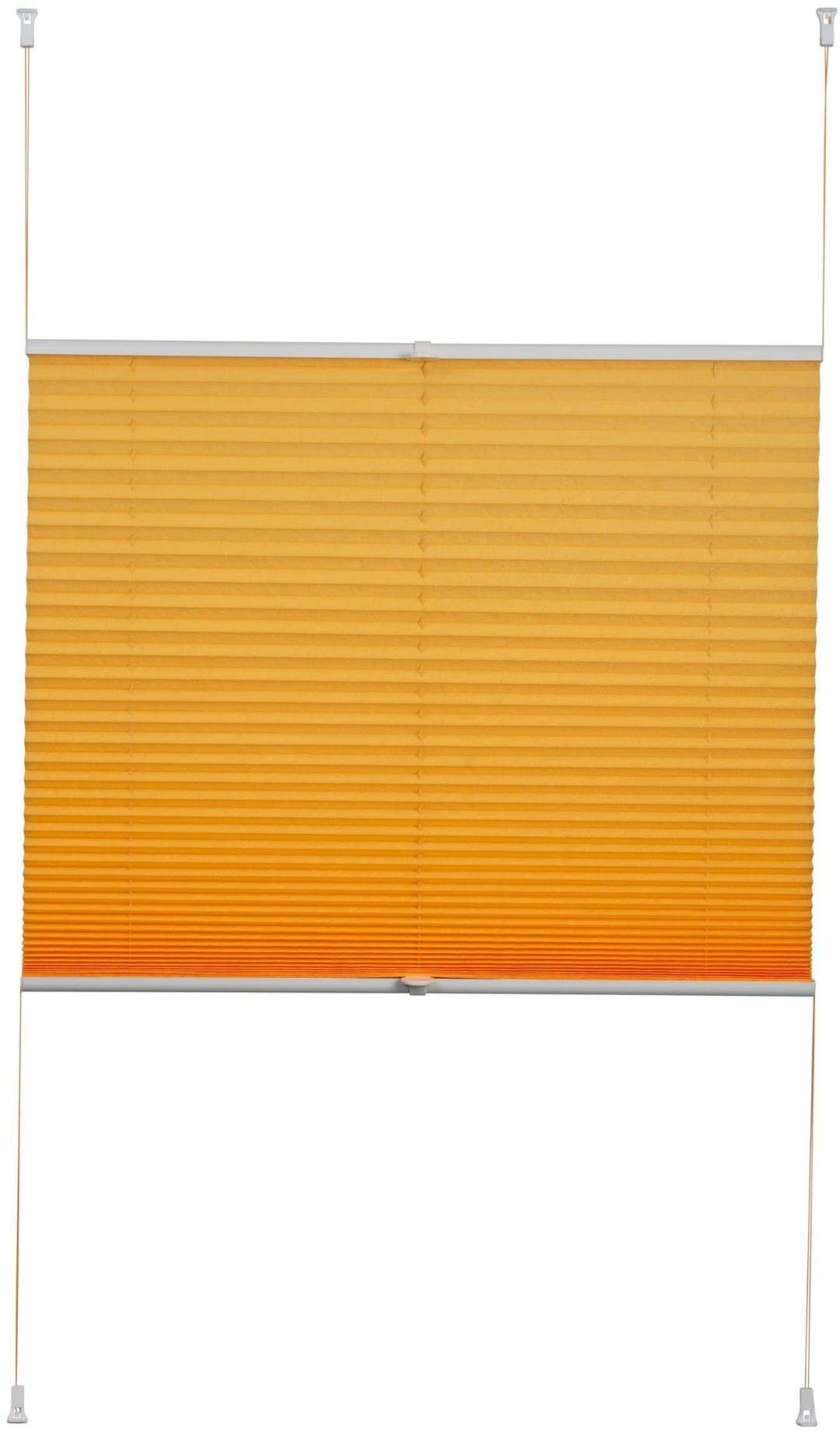 K-HOME Plissee Klemmfix Pisa | Gelb