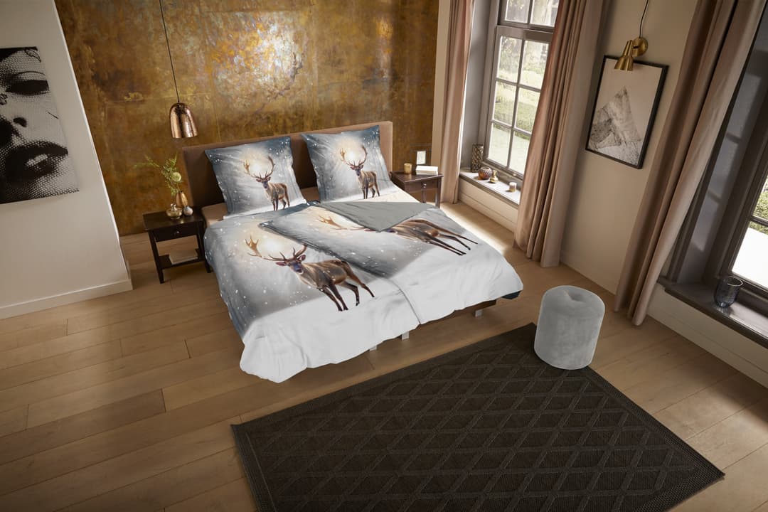 PURE luxury collection Wendebettwäsche Jeppe | Grau