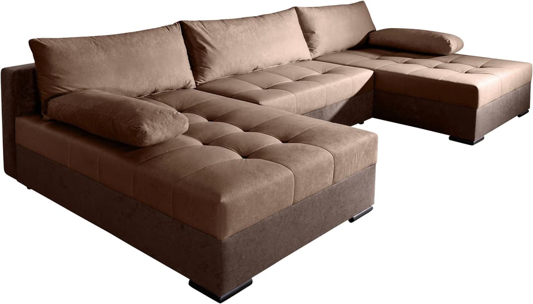 COLLECTION AB Wohnlandschaft Josy U-Form | Braun