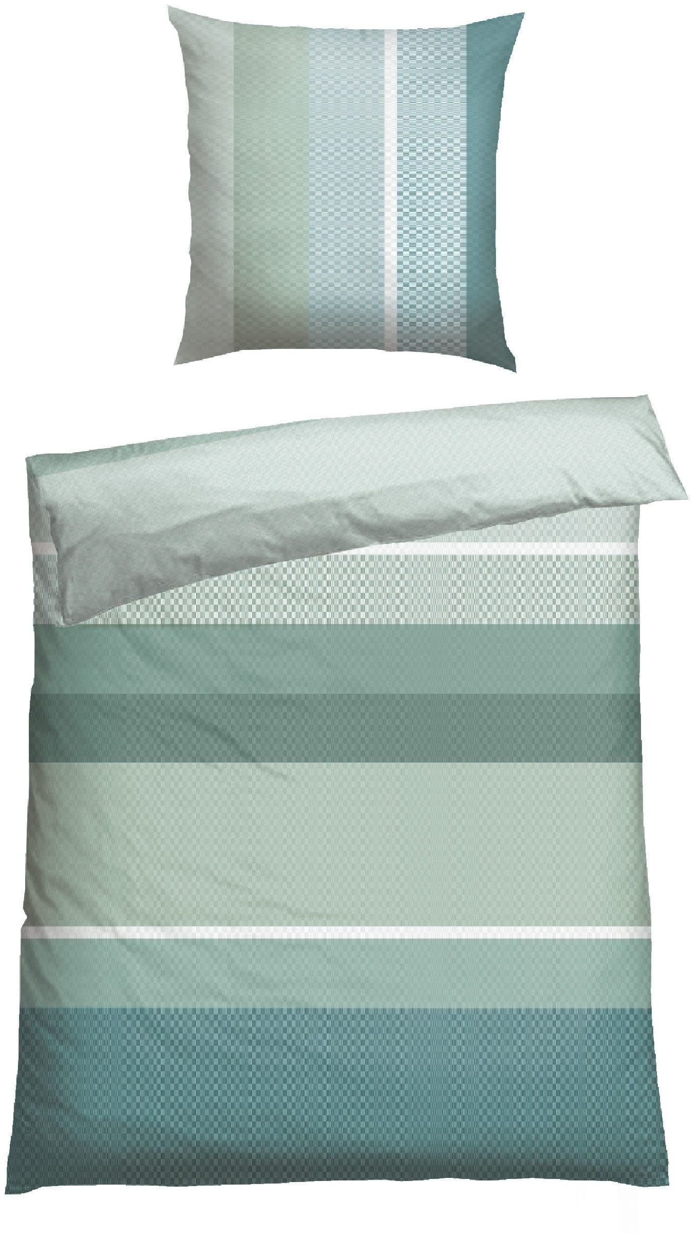 Schiesser Bettwäsche Endy Stripes | Grün