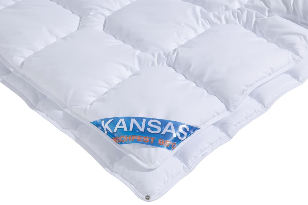 fan Microfaserbettdecke Kansas | Weiß