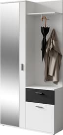byLIVING Kompaktgarderobe Jakob | Weiß 3