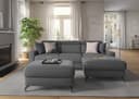 sit&more Ecksofa Scarlett L-Form | Grau