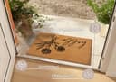HANSE Home Fußmatte Hello & Flowers | Braun 2