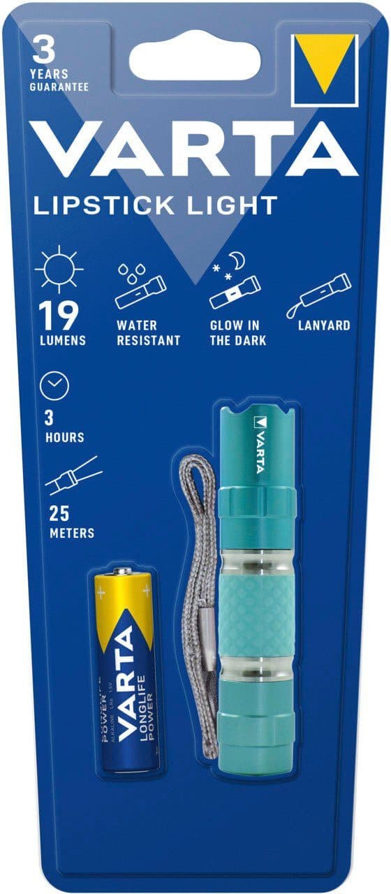 VARTA Taschenlampe Lipstick Light | Blau