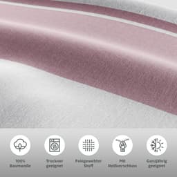 OTTO home Bettwäsche Yonne | Rosa