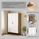 OTTO home Kleiderschrank Luca Kommode Schrank Schlafzimmer | Weiß 3
