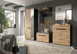 Home affaire Garderoben-Set REHAT | Braun