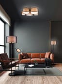 TRIO Leuchten Stehlampe BURTON | Schwarz 2