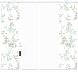 HOME WOHNIDEEN Schiebegardine 4er SET AYLA | Grün